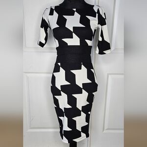 Houndstooth 2 piece Skirt Set